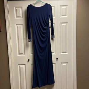 Vince Camuto long navy dress